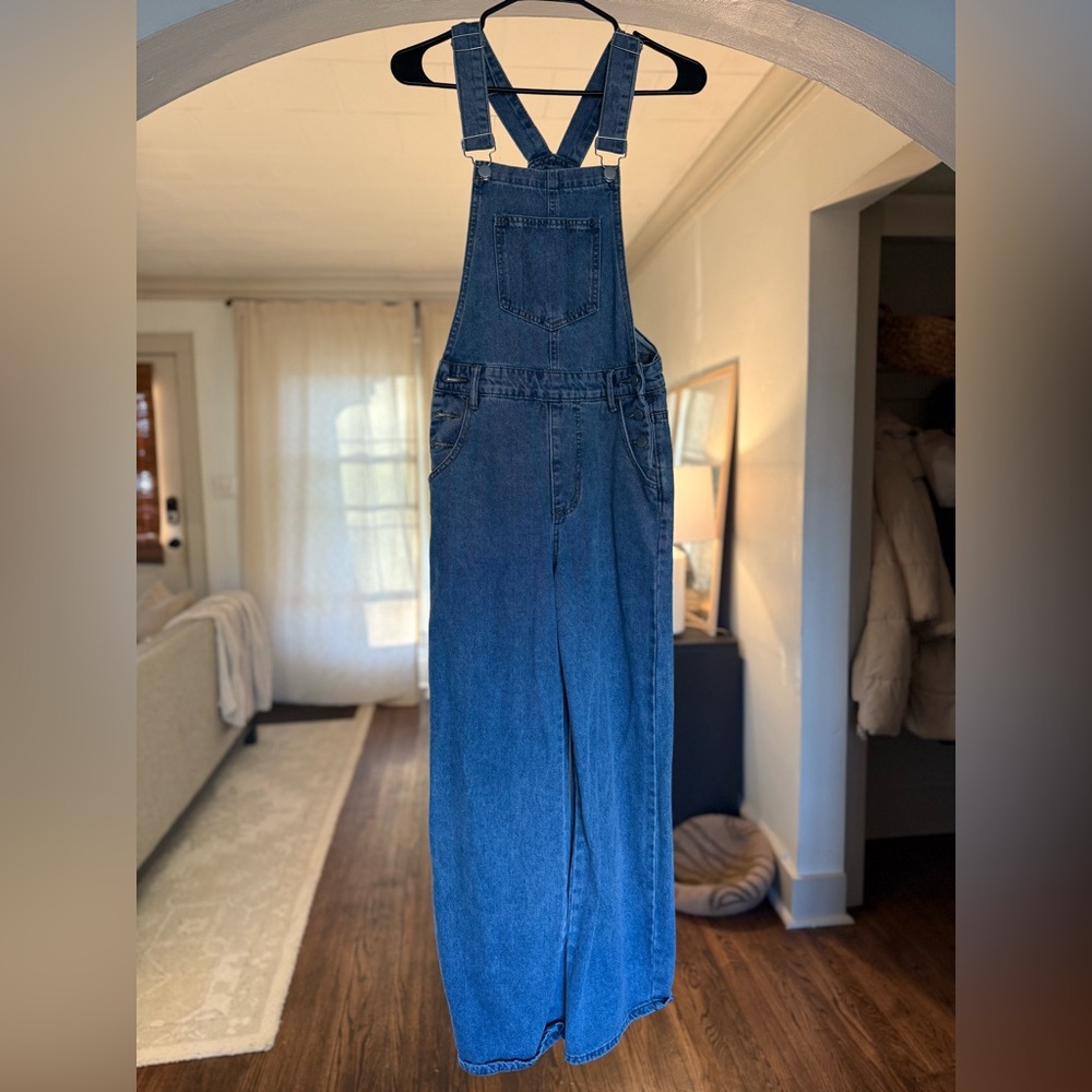 Blue Denim Overalls